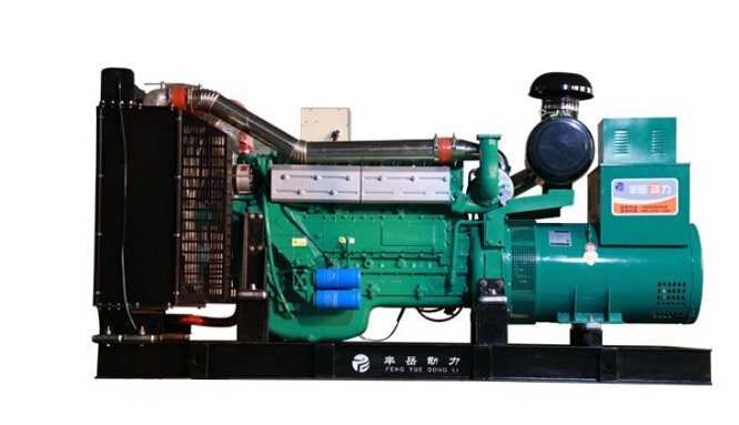 金波乡上柴500kw大型柴油发电机组